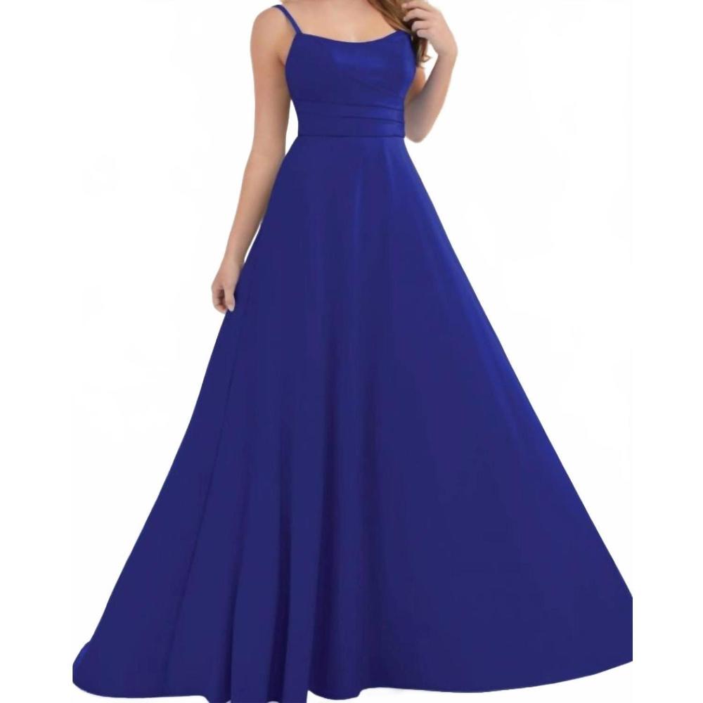 NEW HOUSE OF WU women's formal dress in electric blue